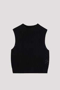Mock Neck Vest Top