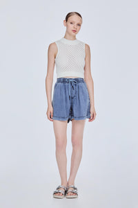 Mock Neck Vest Top