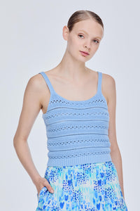 Crochet Knit Cami Top