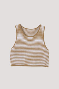 Knitted Crop Tank Top