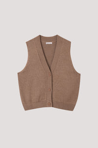 Sleeveless Buttondown Vest