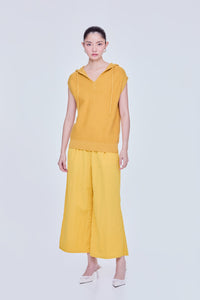 Relaxed Sleeveless Stripes Sweatshirt