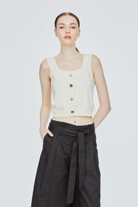 Scallop Knit Top