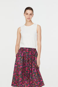 Scallop Trimmed Knit Top