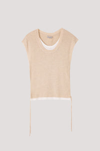 Layered Adjustable Knit Top