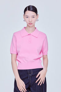 Knitted Polo Shirt