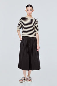 Relaxed Stripes Knit Top