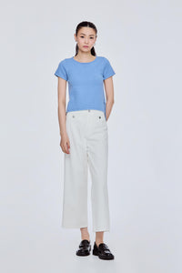 Cropped Knit Top