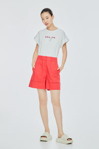 Oversized Hem Shorts