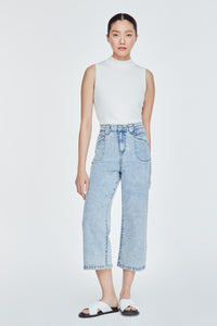 Flare Cutting Denim Jeans