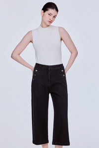 Welt Pocket Straight Leg Jeans