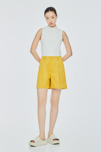 Box Pleated Shorts