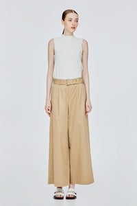 Belted Wide Leg Pants