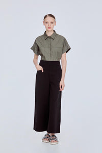 Wide Leg Pocketed Pants