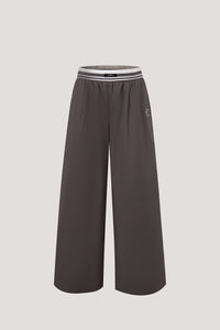 Wide Leg Logo Pants