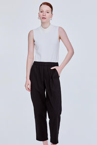 Elasticated Tapered Pants