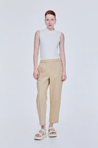 Elasticated Tapered Pants