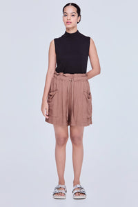 Soft Elasticated Denim Shorts