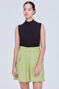 Soft Elasticated Denim Shorts