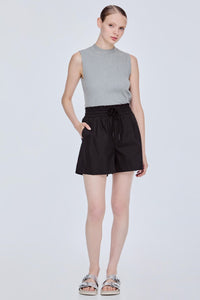 Elasticated Drawstring Wide Leg Shorts