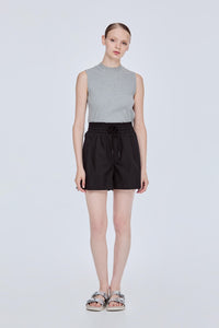 Elasticated Drawstring Wide Leg Shorts