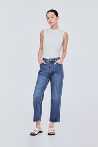 Dark Washed Denim Pants