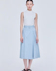 Belted Pleated Culottes
