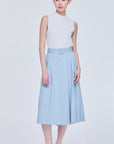 Belted Pleated Culottes