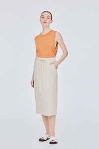 Knee Length Straight Cut Skirt