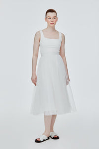 Mesh A-Line Skirt