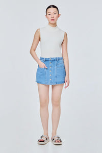 Mini Denim Skort