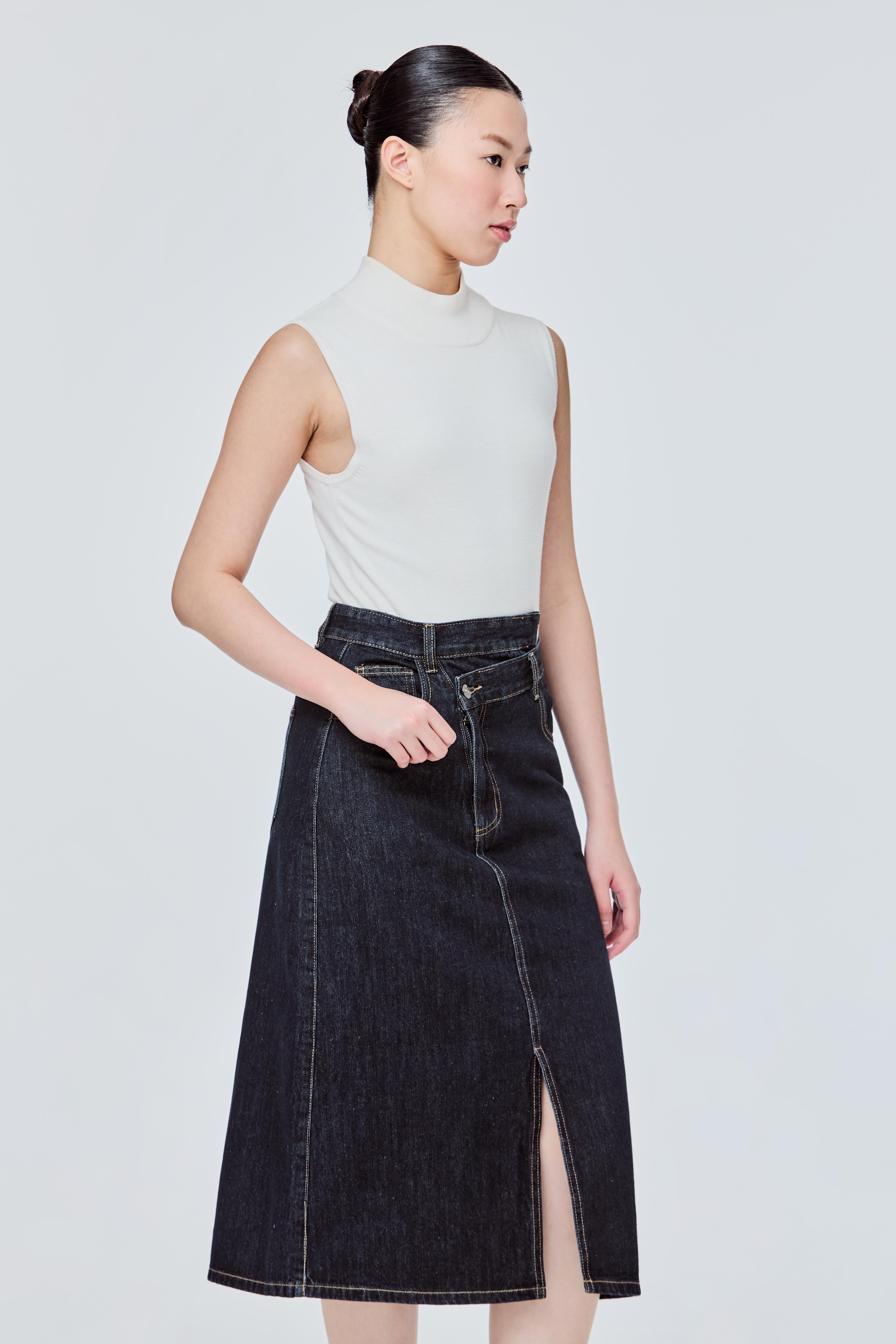 Deconstructed Midi Skirt
