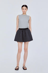 Drawstring Athletic Mini Skort