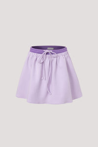 Drawstring Athletic Mini Skort