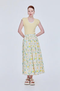 Printed Elasticated Skirt