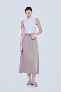 Elasticated A-Line Drawcord Skirt