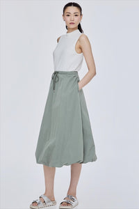 Midi Balloon Skirt
