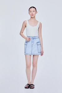 Denim Mini Skirt