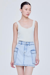 Denim Mini Skirt