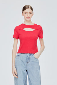 Cut Out Detail Tee