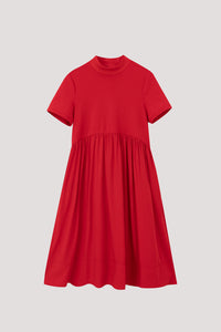 High Neck Slit Dress