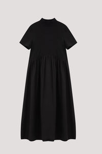 High Neck Slit Dress