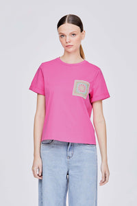 Crochet Pocket T-Shirt