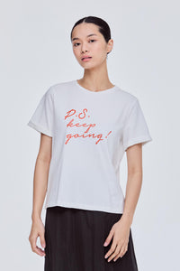 Printed Typography Tee