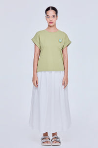 Crochet Patch Detail Tee