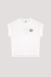 Crochet Patch Detail Tee