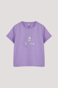 Holographic Round Ironed Tee