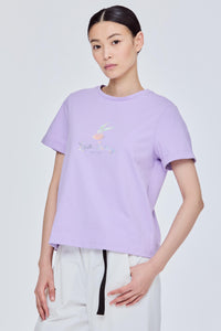 Holographic Round Ironed Tee
