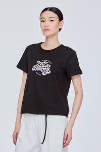 Holographic Ironed Logo Tee