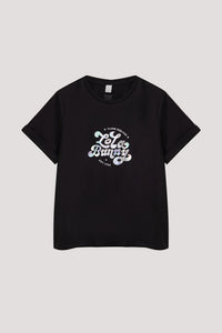 Holographic Ironed Logo Tee